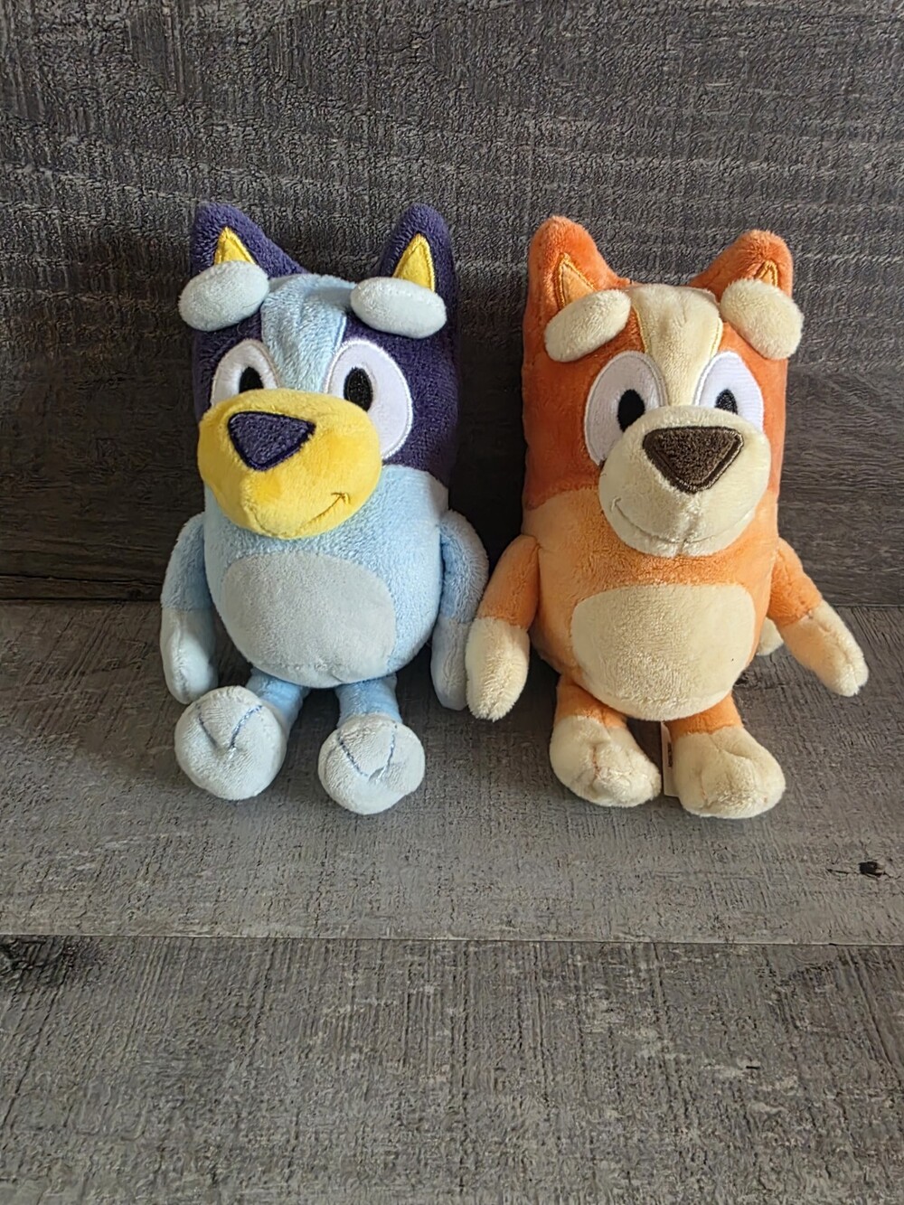 Bluey & Bingo 7” Mini Plush Bundle 2 Pack Blue Orange Stuffed Animal b271